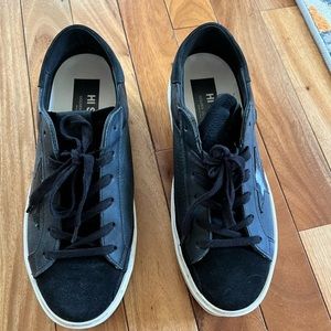 Golden Goose Hi Star Platform Sneaker. Women’s Size 40EU/10US. Black. Like New.